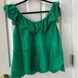 Andree by unit green top size large. Worn once